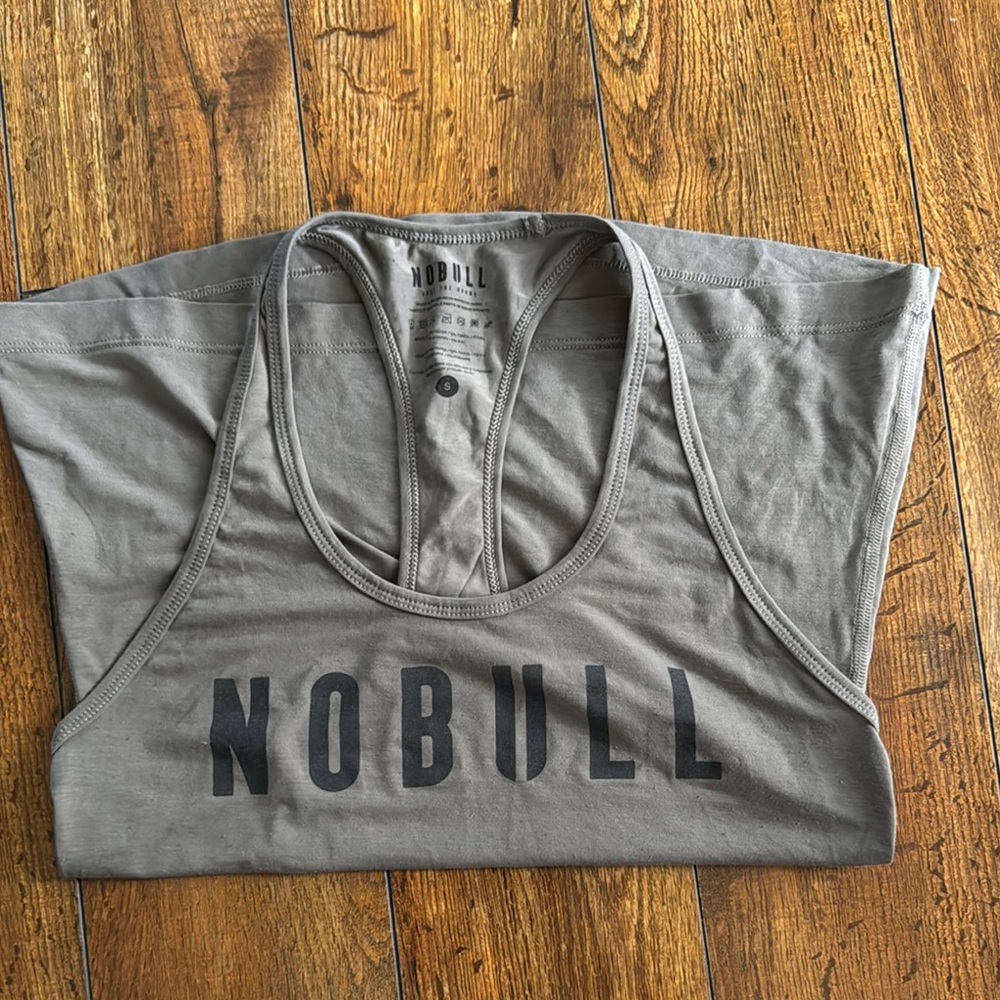 NOBULL Tan Crop Tank Top